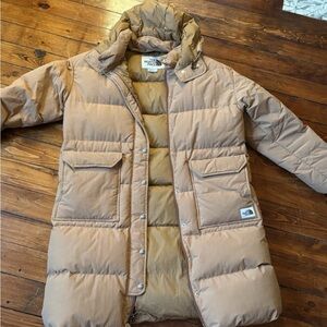 The North Face Tan Puffer Jacket